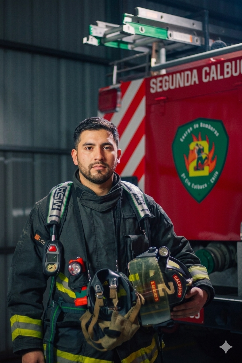 Bombero de la Segunda Compañía de Calbuco